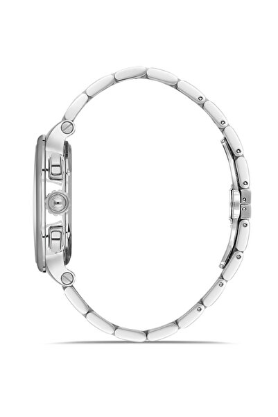 RMS Zeitmeister Rms.1.Ag2058.03 Crystal Glass Steel Band Steel Case 5 Atm Water Resistant Metallic R