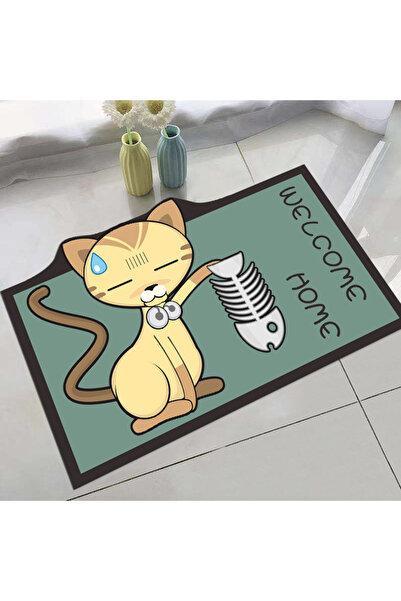 OEM Decorative entrance mat, with increased grip, polyester material, 40 x 60 cm, CV-0425