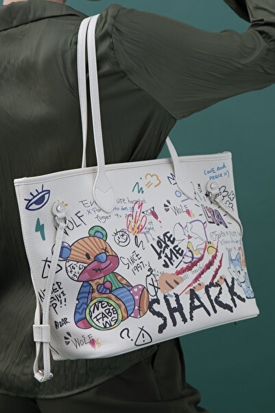 LuviShoes BYN2374 Біла жіноча сумка через плече