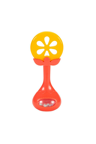 huanger - Baby Teether with Rattle Fruit Shape - Orange