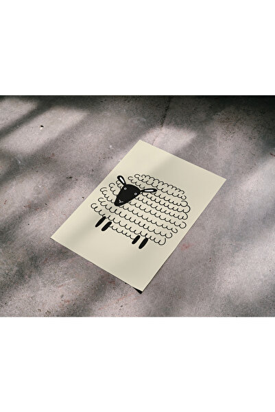 Rosaart Çerçevesiz Poster, Sevimli Hayvanlar Vektör Çizimi, Dijital Baskı Poster