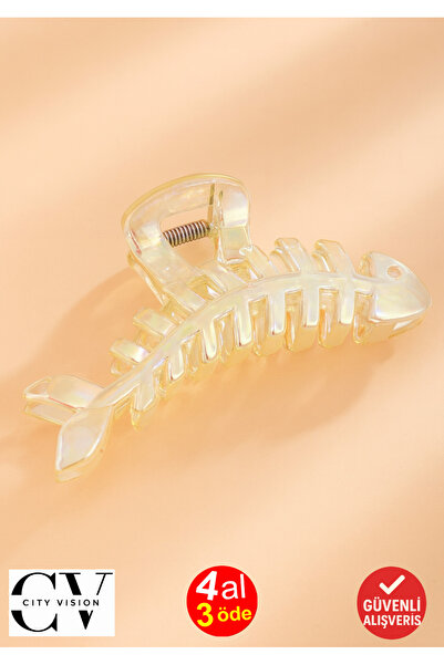 cityvision Bright Yellow Color Fish Model Hairpin Hairpin 10 cm