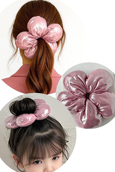 TAKIŞTIR Pink Color Daisy Figured Simit Buckle