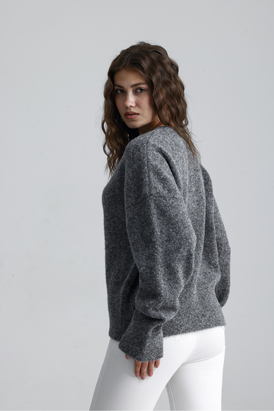 Figo V-Neck Women's Knitwear Sweater