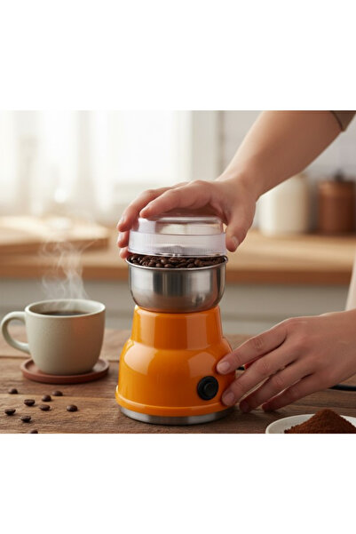 Denx Portable Mini Coffee Grinder Lightweight Multifunctional Stainless Steel