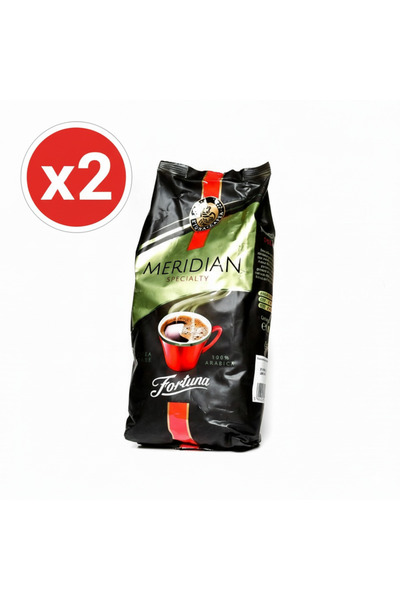 Fortuna Set of 2 Meridian Coffee Beans 1 kg