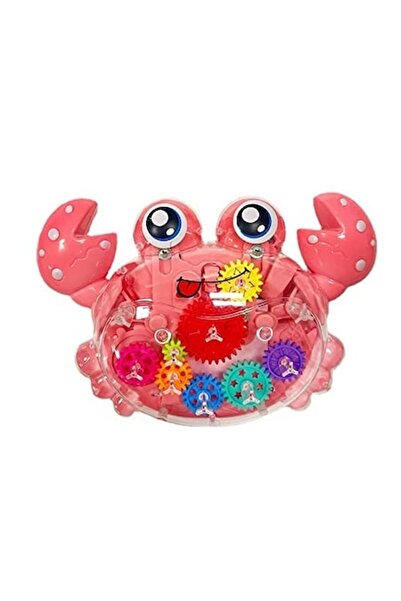 dalimag Jucărie interactivă pentru copii, model de crab, plastic, cu lumini ș...