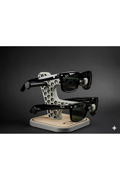 SZD Design Suport decorativ pentru ochelari cu capacitate pentru 2 ochelari