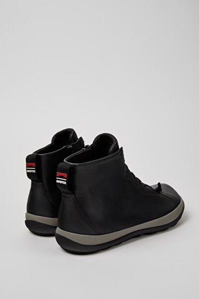 CAMPER Peu Pista Gm Gore-Tex Erkek Siyah Deri Orta Boy Bot