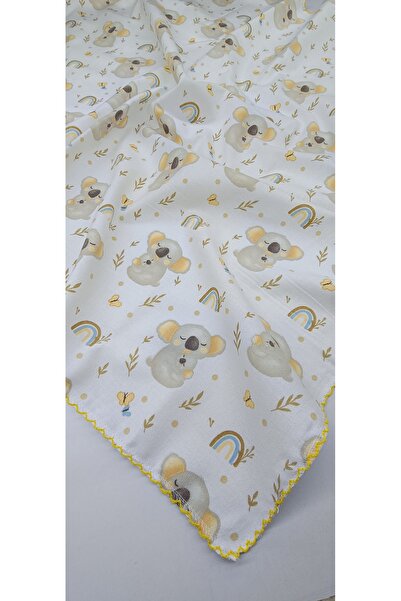 minnakya 80*90 tek yönlü çok amaçlı pazen bebek battaniyesi puset ötrüsü paze...