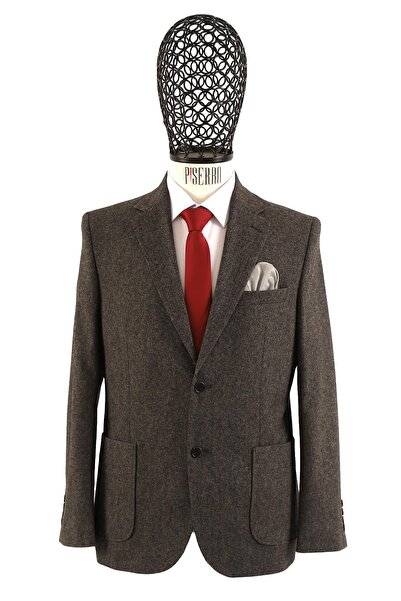 PİSERRO Slim Fit Erkek Tek Ceket