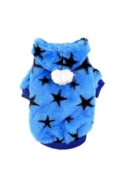 fara marca Geaca pentru catei albastru S 21cm lungime