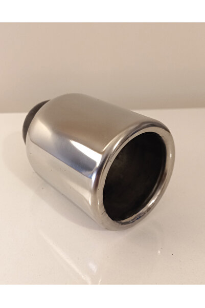AUTO LUXURY 60 mm. Paslanmaz krom sessiz egzoz ucu 1 adet
