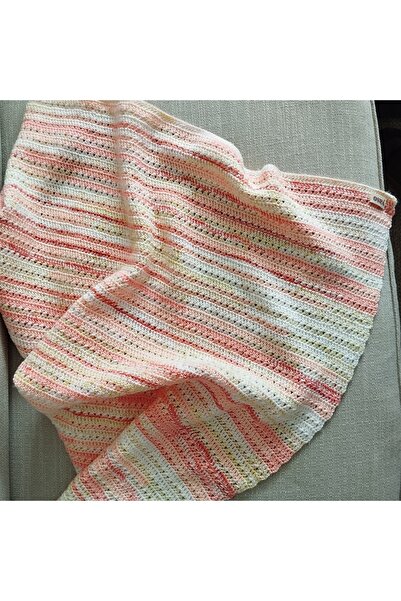 yaso shop El Örgüsü (Crochet) Bebek Battaniyesi, 80x80 cm