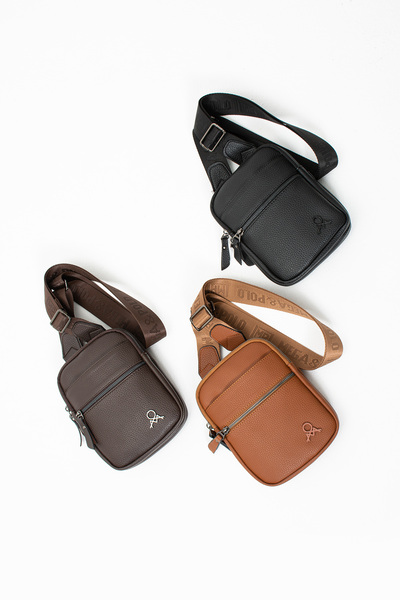 MEGA ÇANTA Rolax Leather Large Internal Volume Crossbody/Shoulder Men's Bag