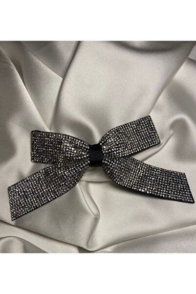 jemilas Parlak Zirkon Taşlı Fiyonk Klipsli Toka