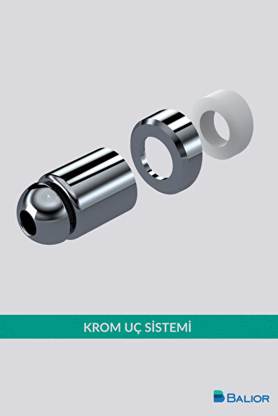 BALİOR TAHARET ÇUBUĞU KROM 370 MM