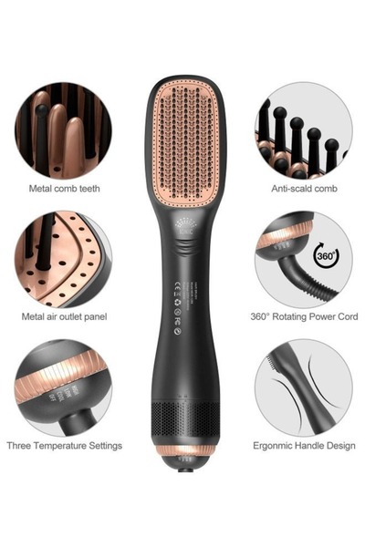 Primo Plus Professional Steam And Infrared Hair Dryer Grey 12.5x2.3inch