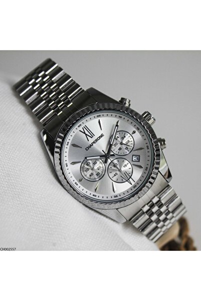 Chaperone CH002557 Çelik Kordonlu Erkek Kol Saati