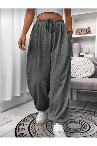 Le Vion Kadın Salaş Iki Iplik Oversize Jogger Eşofman Altı