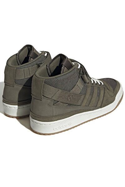 adidas Forum Mid Parley Leather Unisex Sneaker Genuine Leather Casual Sports Shoes Khaki