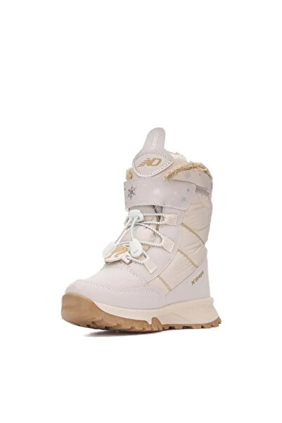BURAK ALDAY SHOES Ndrops Durable, Waterproof, Orthopedic, Velcro, Beige Girl's Snow Boots Shoes