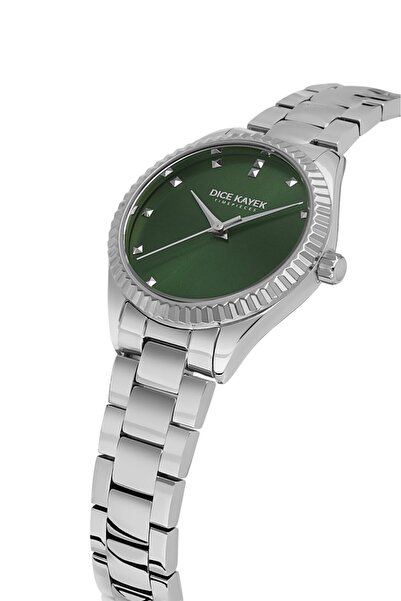 Dice Kayek Dk.1.Ag1402.02 Steel Band Steel Case 5 Atm Water Resistant Metallic Color Women Wristwatch