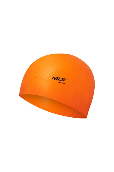 Other CASCĂ DE ÎNOT NQC DIN SILICON PORTOCALIU, CULOARE SOLIDĂ, CU BULINE, NI...