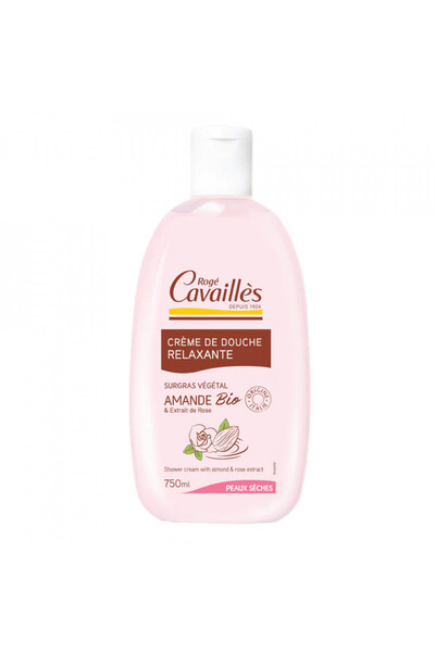 Roge Cavailles Χαλαρωτικό αφρόλουτρο με βούτυρο αμυγδάλου και εκχύλισμα τριαντάφυλλου, Roge Cavailles, 750 ml