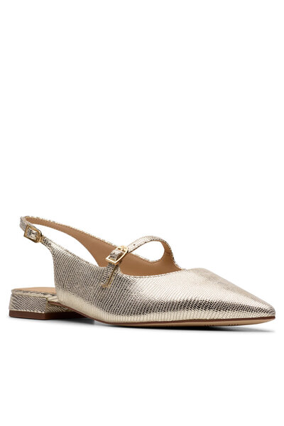 CLARKS Γυναικεία Σανδάλια χρυσά CLARKS-26181315 P14 CHAMPAGNE INT