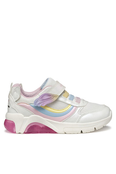 Geox Αθλητικά παπούτσια για κορίτσια λευκά GEOX-J55M4A-0KNGN C0653 M