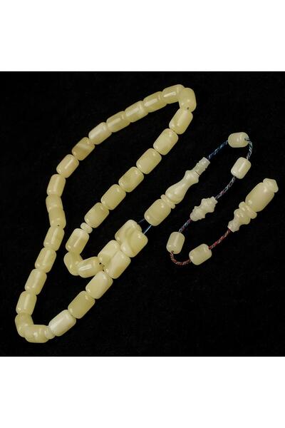 TESBİHCİBABA Kaliningrad Master Craftsmanship Special Cut Authentic Drop Amber Prayer Beads