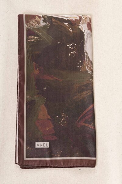 Akel Digital Crystal Patterned Scarf 95X95 – Pastel Pattern-3