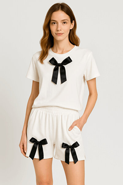 Welike Happy Bow short women's suit