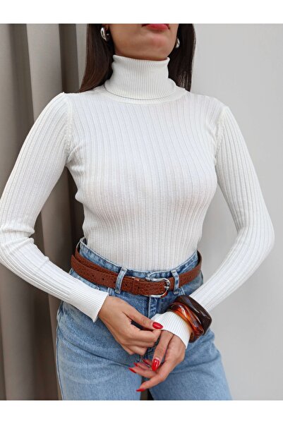 ESRAHELVACI Ribbed Turtleneck Sweater