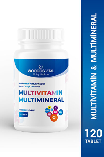Hotay Nutrition Wooggs Vital Multivitamin Ve Multimineral Içeren Takviye Edic...