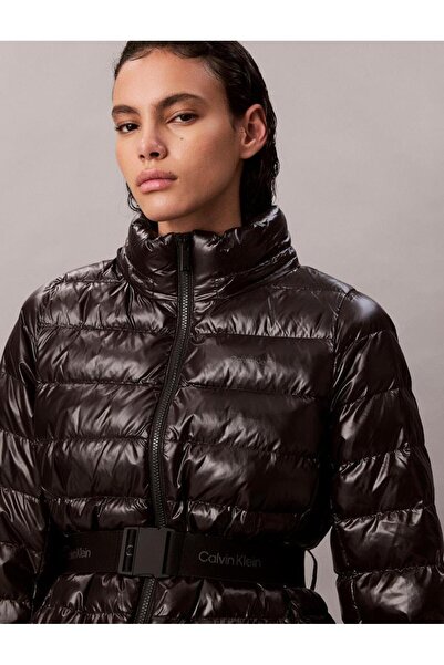 Calvin Klein BELTED LIGHTWEIGHT PUFFER