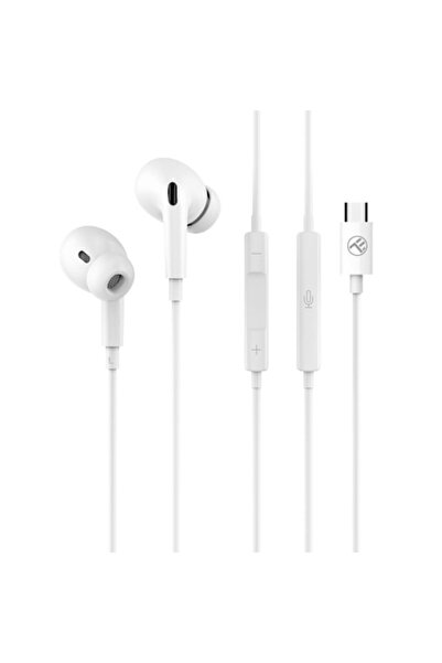 TELLUR In-ear Wired Headphones Attune, Type-C, White