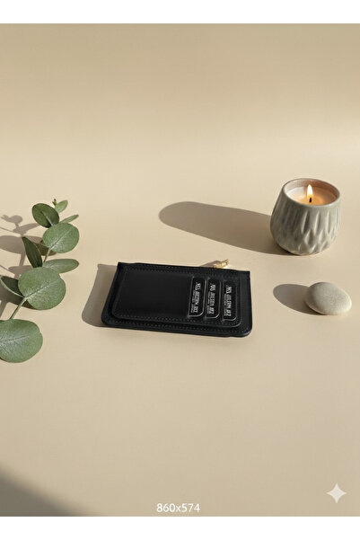 Ayleen Ayz Faux Leather 6 Card Holder and Zippered Coin Compartment Card Holder Wallet