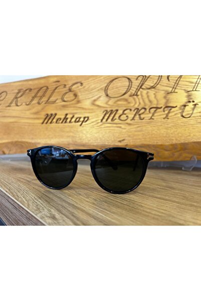 Infiniti Design INFINITI POLARİZE UNİSEX SİYAH YUVARLAK GÜNEŞ GÖZLÜĞÜ