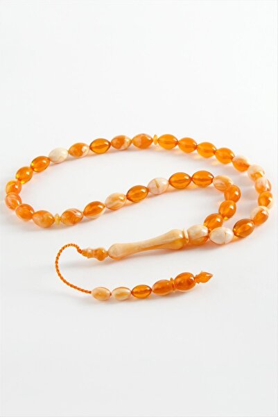 OSENSE مسبحة صلاة بلاستيكية على شكل زيتون 8*11 ملم