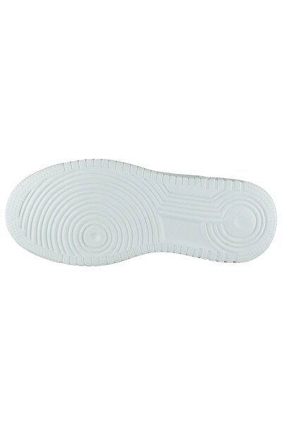 Erkan Saçmacı White Vegan Round Toe Rubber Laced Flatform Sole Casual Sneaker Sports Shoes