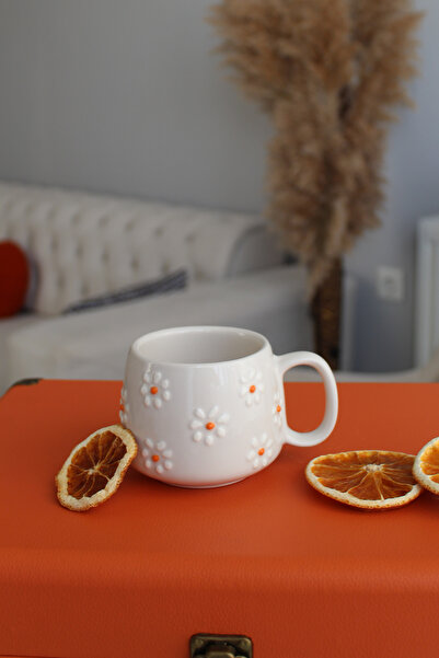 Inspire Ceramic Handmade Ceramic Daisy Mug Cup