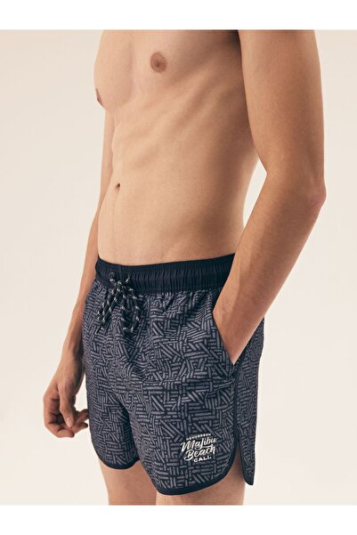 Henderson Men's Swimming Boxer Shorts Relaxed Fit with Pockets Quick Dry Beach Pool Trunks | Raw