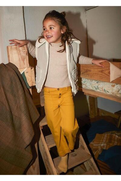 MAYORAL Girl's Trousers - Mustard