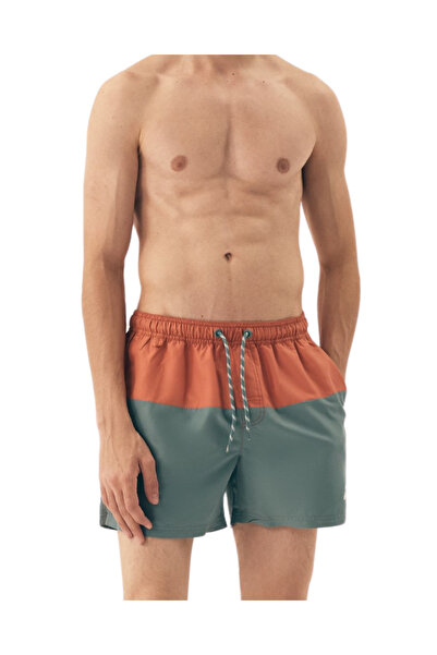 Henderson Men's Swimming Boxer Shorts with Pockets Retro Style Pool Beach Trunks | Resort