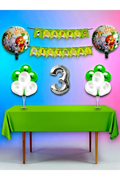 partylady Safari Themed Birthday and Special Event Mega Combination Set