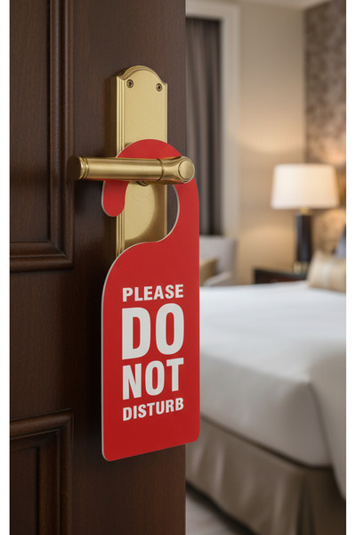 HOMEMADES Dont Disturb - Kapı Kolu Askı - Door handle hanger ( Dekota Baskı 3...