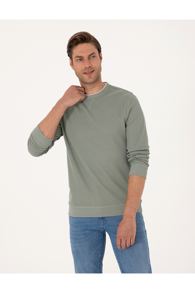 Pierre Cardin YESIL Regular Fit Sweatshirt 50311649-VR255