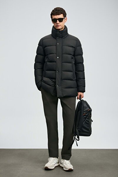 Lufian 112120255 Rıld Goose down Men's Coat Black